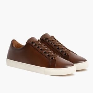 import placeholder for mens premier low top sneaker hickory leather 30617438