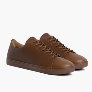 import placeholder for mens premier low top sneaker hickory brown 30617452