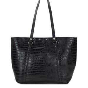 benvenuto tote vintage distressed croc