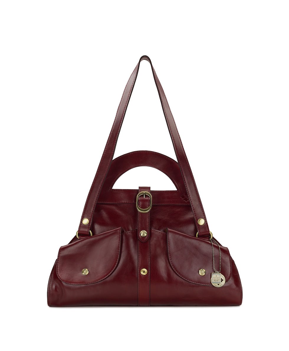 milania convertible satchel vintage distressed leather
