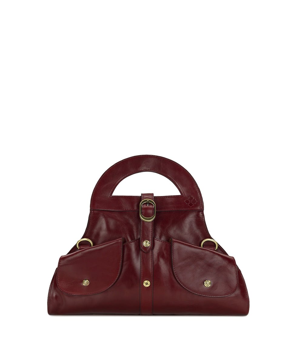 milania convertible satchel vintage distressed leather