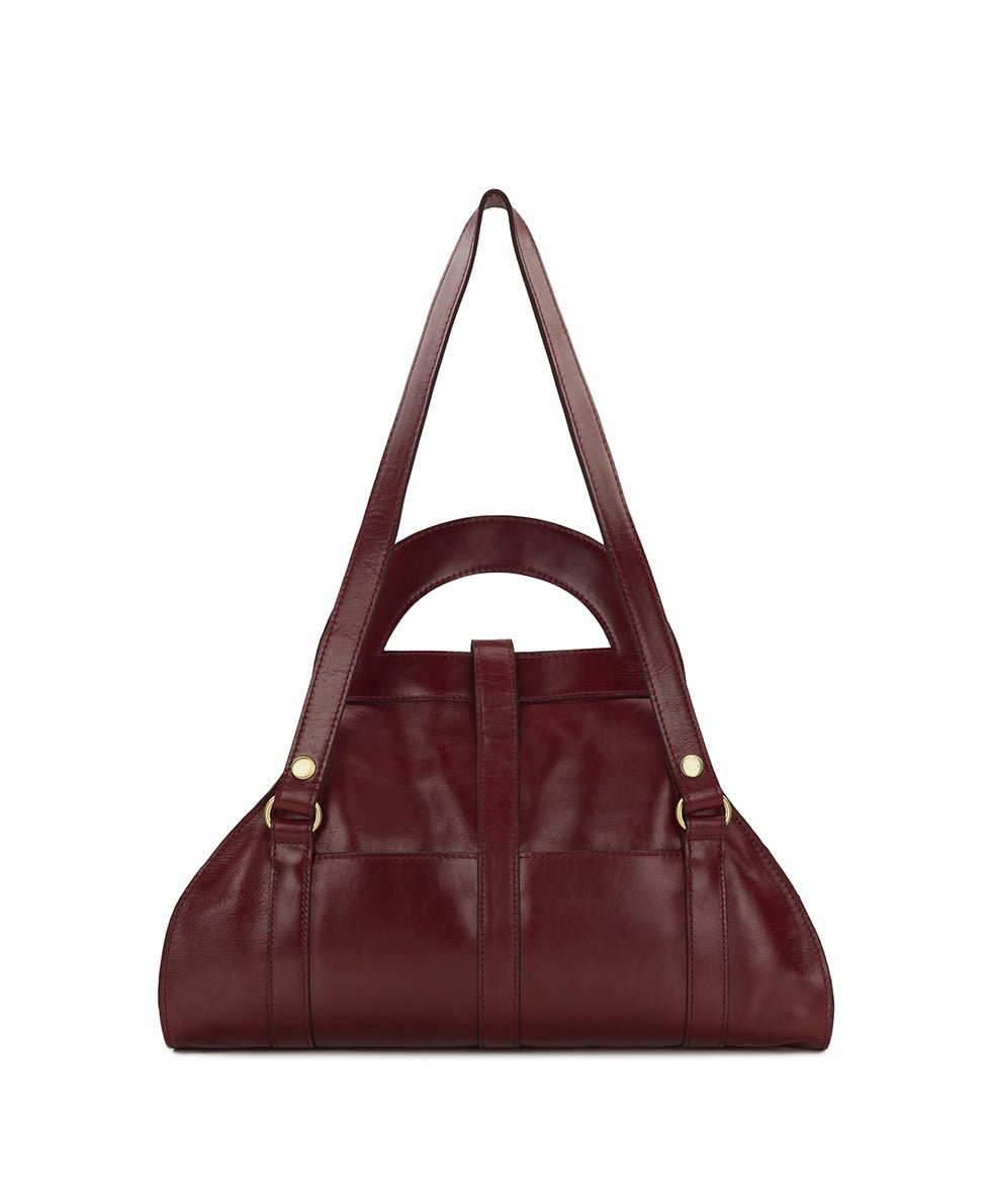 milania convertible satchel vintage distressed leather