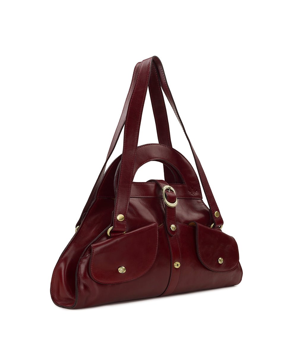 milania convertible satchel vintage distressed leather