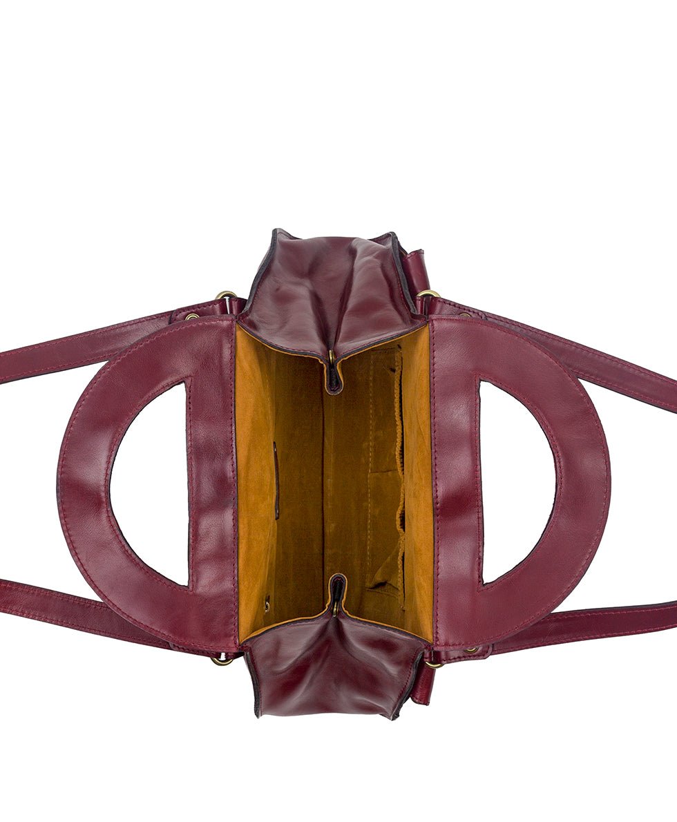 milania convertible satchel vintage distressed leather