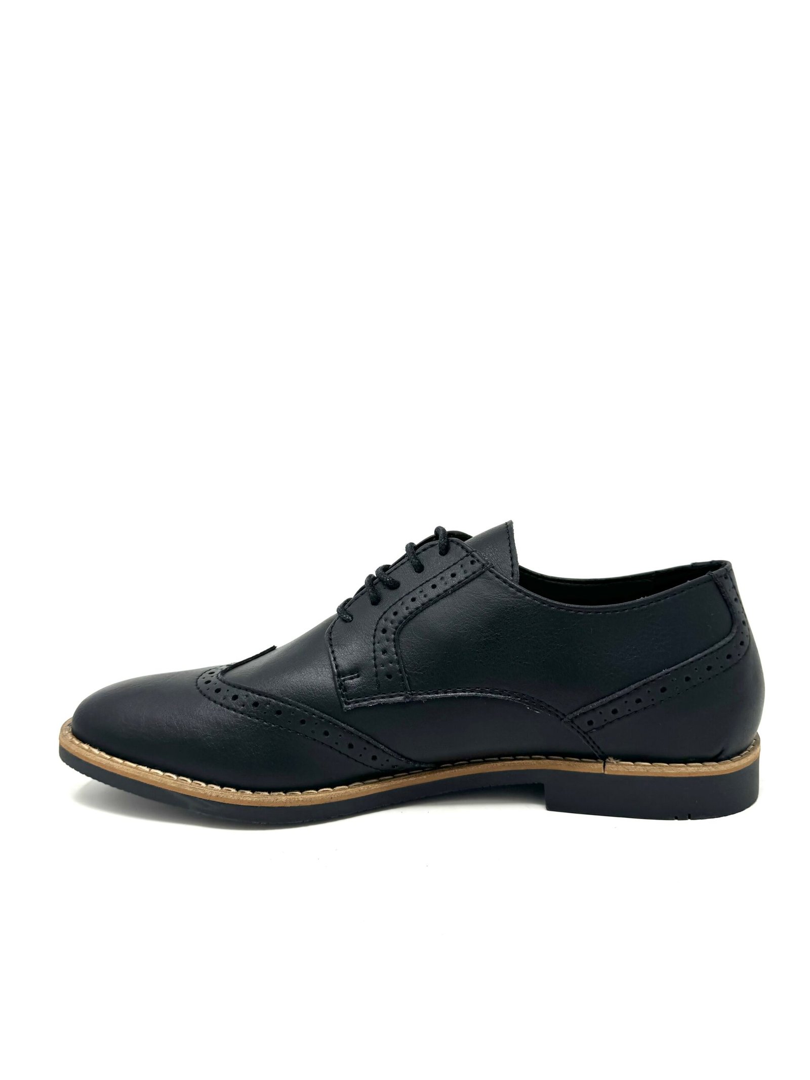Ethan Brogue in Black from Novacas - Image 3