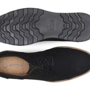 Victor Oxford in Black Canvas from Ahimsa (Wide Width)